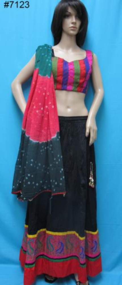 chaniya choli dupatta draping
